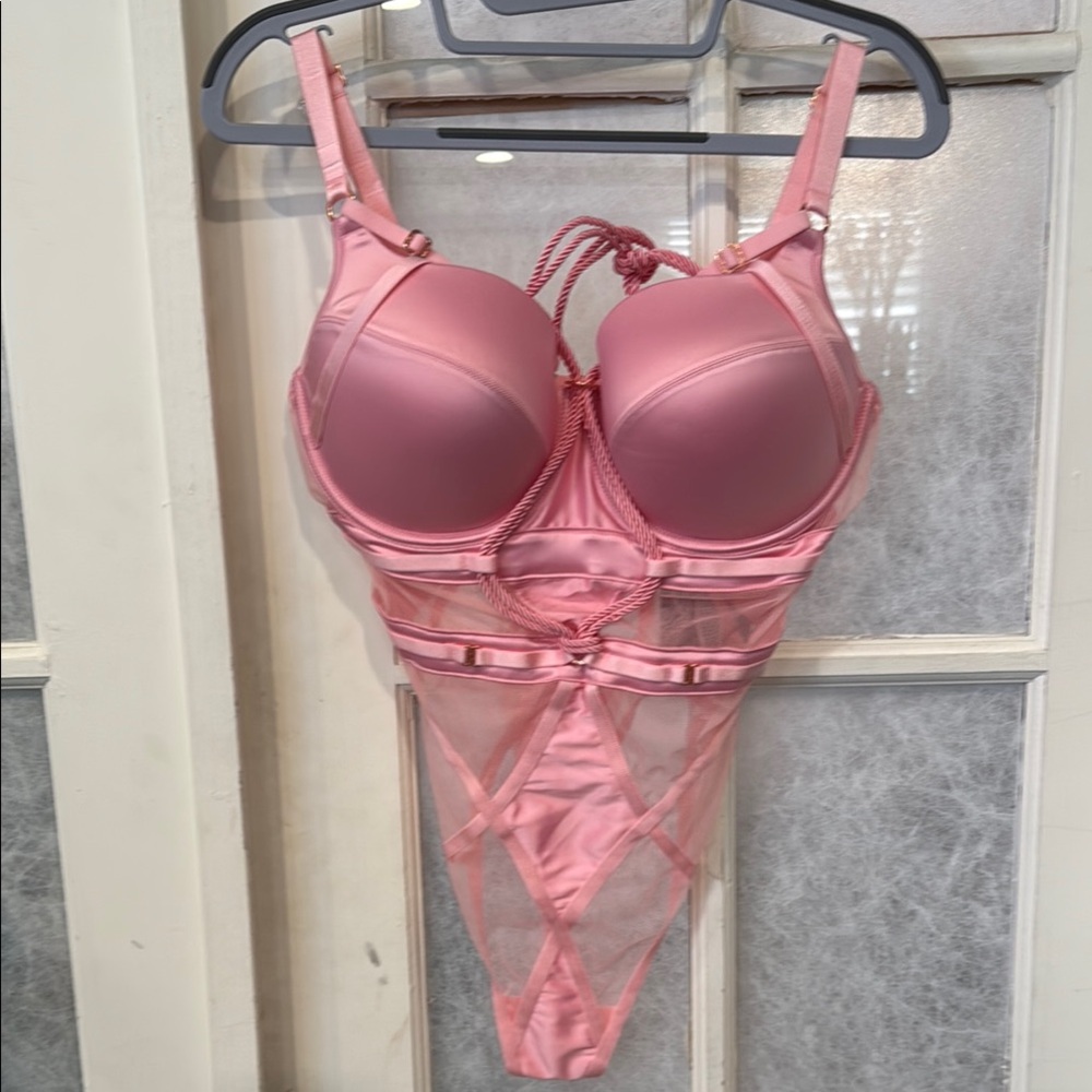Honey Birdette Pink Shibari bodysuit NWT - Picture 4 of 8